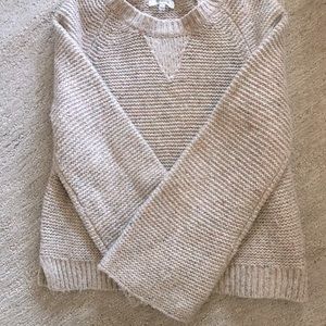 Madewell flecked widesleeve pullover sweater